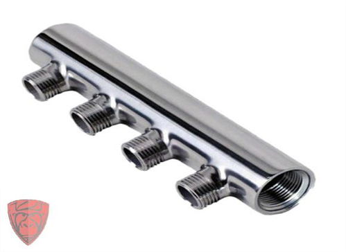 精密不锈钢管件在给水行业中的应用 分水器